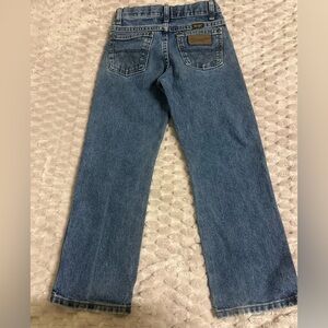 Wrangler Boy's George Strait Original Cowboy Cut Jeans Sz 8 w/ adjustable waist